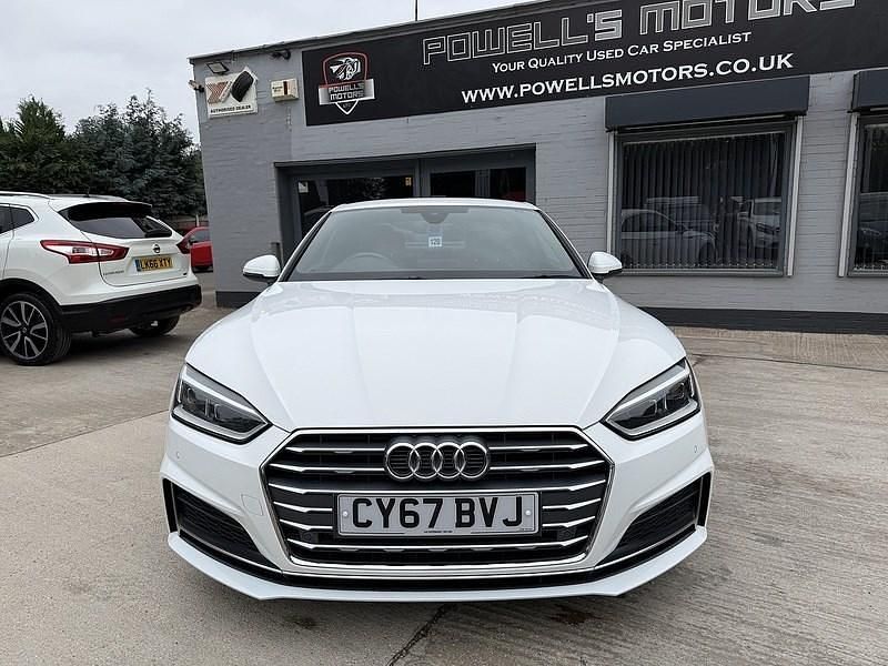 Used Audi A5 S-Line 190 HP (139 kW) 2018 White Coupe