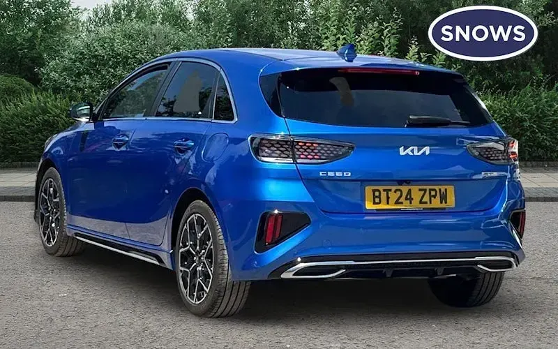 Used Kia Ceed GT-Line 140 HP (102 kW) 2024 Blue Hatchback
