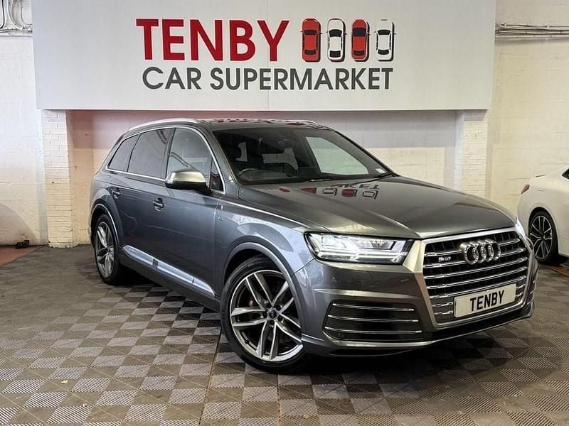 Grey Used 2017 Audi SQ7 Design SUV | £22,795 (Fair price) - Image 1/4