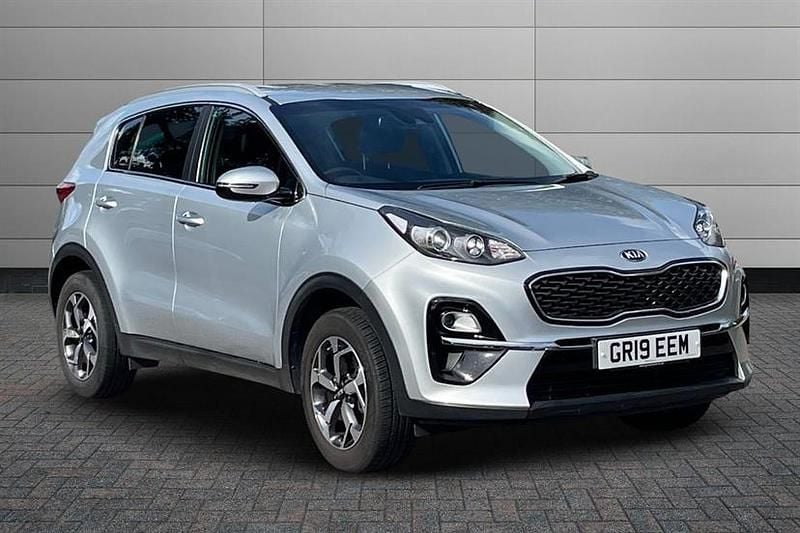 Silver Used 2019 Kia Sportage 2 SUV | £12,695 (Fair price) - Image 1/2