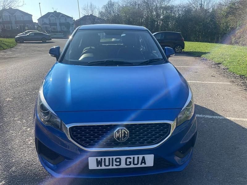 Used MG MG3 Excite 106 HP (77 kW) 2019 Blue Hatchback