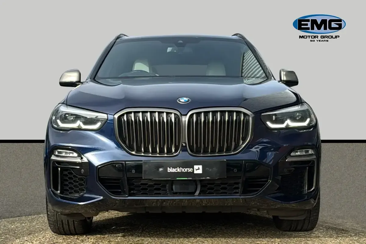 Begagnad BMW X5 Sport Line 400 HK (294 kW) 2020 Blå SUV