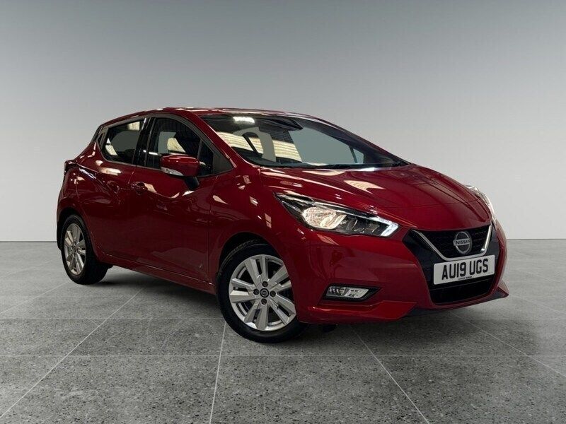 Red Used 2019 Nissan Micra Acenta Hatchback | £12,699 (Fair price) - Image 1/4