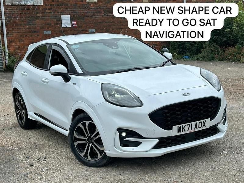 White Used 2021 Ford Puma ST-Line Hatchback | £5,490 - Image 1/4