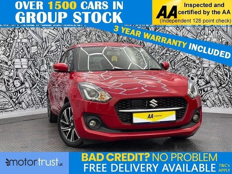 Red Used 2022 Suzuki Swift SZ5 Hatchback | £11,795 (Fair price) - Image 1/4