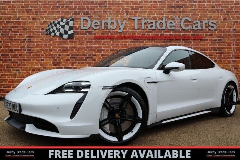 White Used 2020 Porsche Taycan Performance Package Sedan | £49,990 (Fair price) - Image 1/4