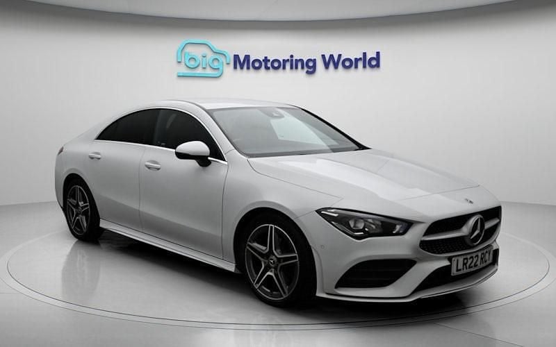 Used Mercedes CLA180 AMG line 136 HP (100 kW) 2022 White Sedan