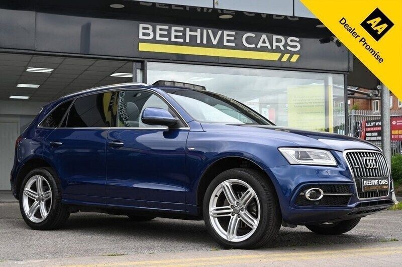 Blue Used 2014 Audi Q5 S-line plus SUV | £13,750 (Fair price) - Image 1/4