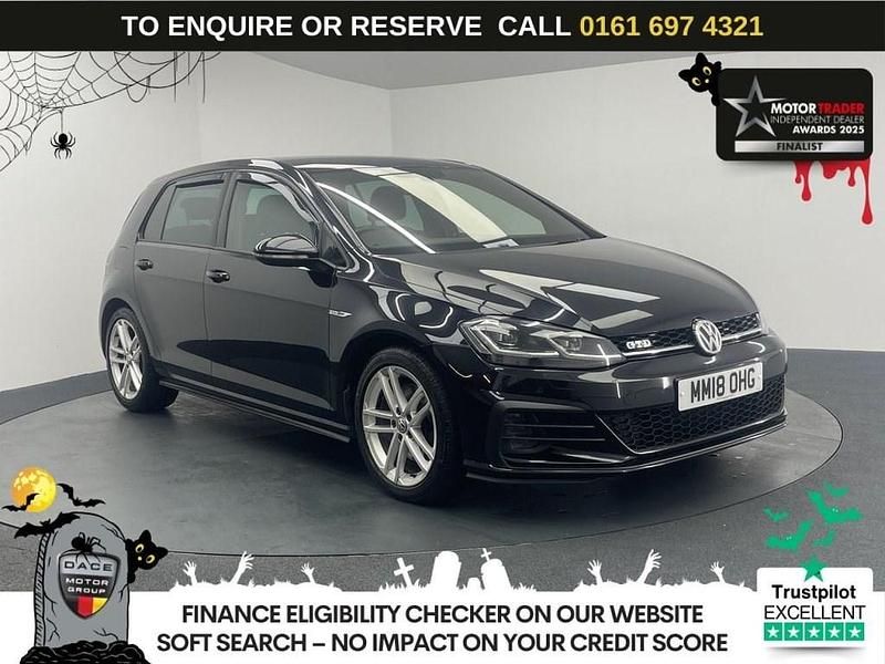 Black Used 2018 VW Golf VII GTD Hatchback | £11,270 (Fair price) - Image 1/3