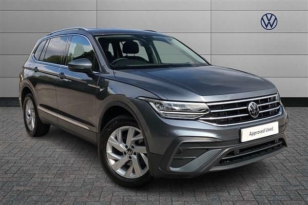 Grey Used 2022 VW Tiguan Allspace Life SUV | £22,690 (Good price) - Image 1/4