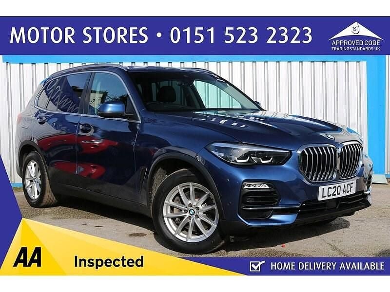 Blue Used 2020 BMW X5 Sport Line SUV | £21,995 (Fair price) - Image 1/4