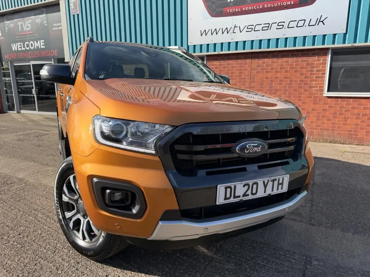 Begagnad Ford Ranger Wildtrack 200 HK (147 kW) 2020 Orange Pickup
