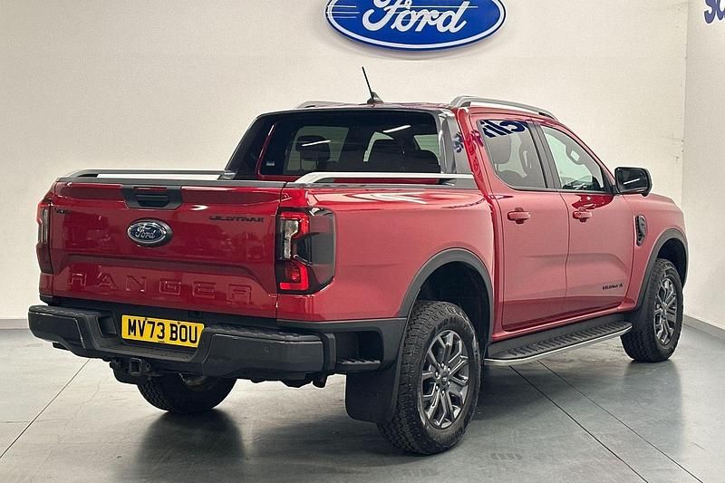 Used Ford Ranger 240 HP (176 kW) 2023 Lucid red (metallic paint) Pickup