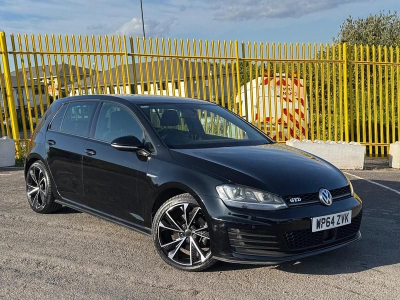 Black Used 2014 VW Golf VII GTD Hatchback | £7,294 (Fair price) - Image 1/4