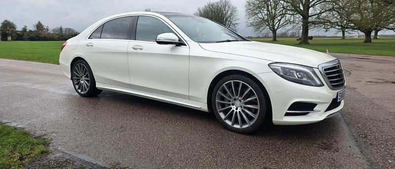 Used Mercedes S350L AMG line 2015 White Sedan