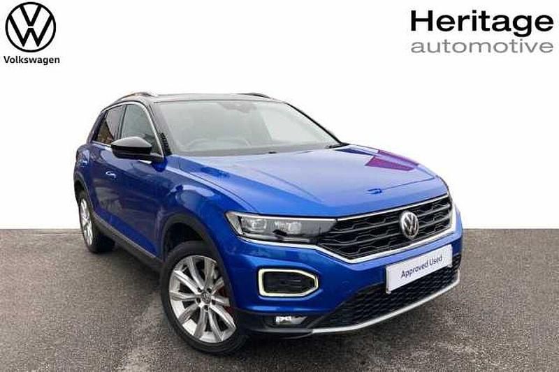 Used VW T-Roc SEL 150 HP (110 kW) 2019 Ravenna blue SUV