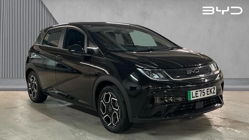 New BYD Dolphin Boost 129 kW (176 HP) 2025 Black Hatchback