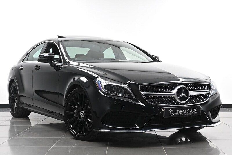 Black Used 2017 Mercedes CLS350 AMG Line Premium Coupe | £17,995 (Fair price) - Image 1/4