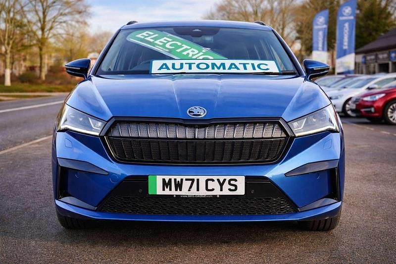 Used Skoda Enyaq iV SportLine 194 kW (265 HP) 2022 Blue SUV