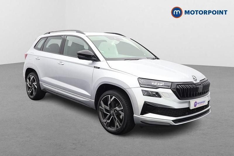 Silver Used 2025 Skoda Karoq SportLine SUV | £24,449 (Fair price) - Image 1/4