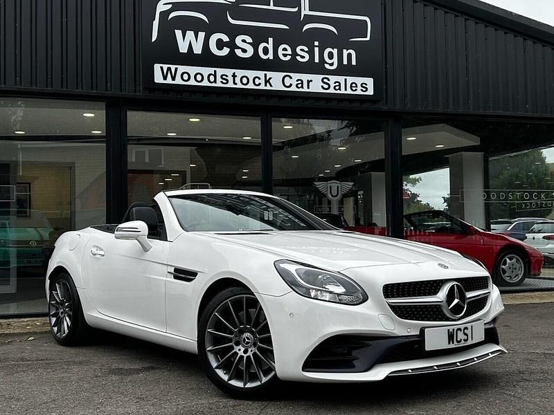 White Used 2018 Mercedes SLC180 AMG line Cabriolet | £18,790 - Image 1/4