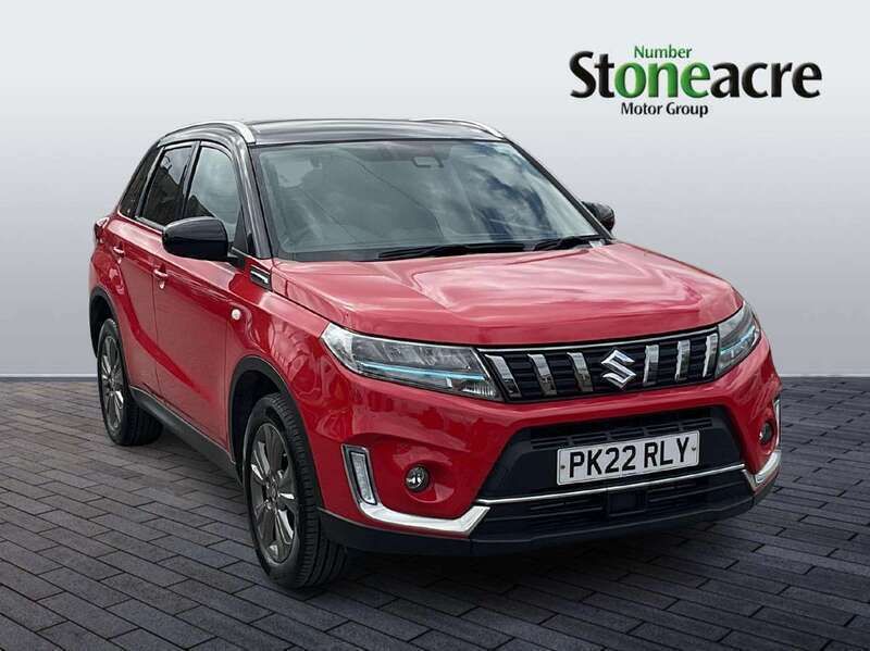 Red Used 2022 Suzuki Vitara SZ-T SUV | £15,995 (Fair price) - Image 1/4