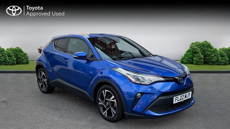 Blue Used 2022 Toyota C-HR Design SUV | £20,123 (Fair price) - Image 1/4
