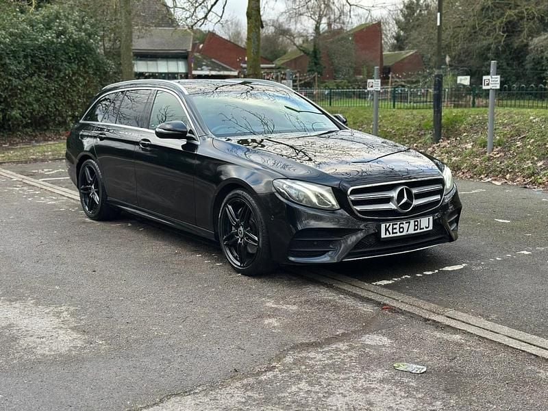 Used Mercedes E220 AMG line 2018 Black Estate