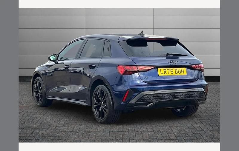 Used Audi A3 e-tron Black Edition 204 HP (150 kW) 2025 Navarra blue Hatchback