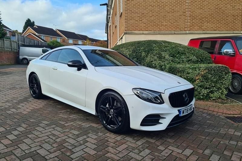White Used 2018 Mercedes E220 AMG line Coupe | £15,995 (Super price) - Image 1/1