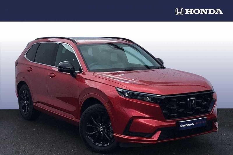 Crystal red Used 2024 Honda CR-V Advance SUV | £36,480 (Good price) - Image 1/4