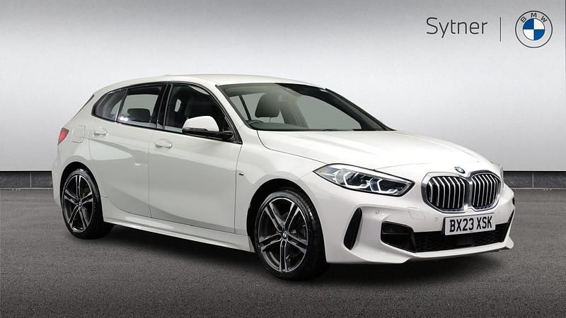 White Used 2023 BMW 118 M Sport Hatchback | £20,500 (Good price) - Image 1/4