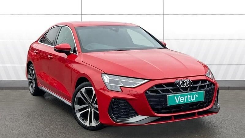 Used Audi A3 S-Line 150 HP (110 kW) 2024 Red Sedan