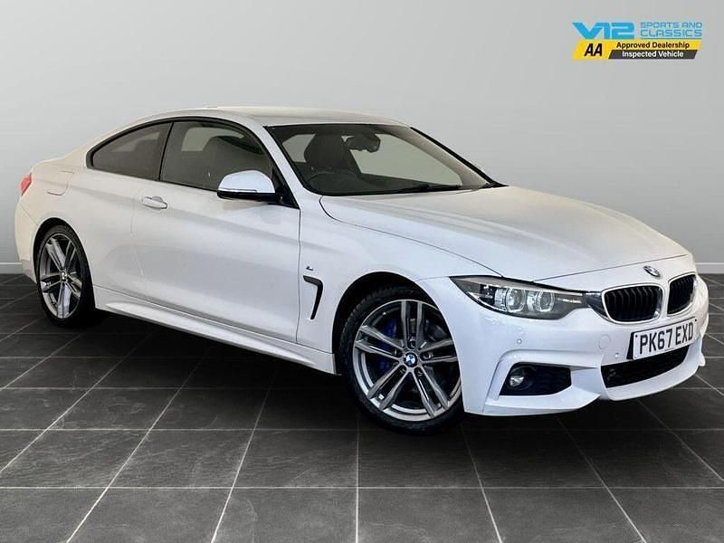 White Used 2017 BMW 420 M Sport Coupe | £10,695 (Fair price) - Image 1/2