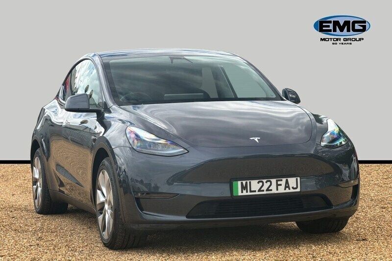 Grey Used 2022 Tesla Model Y Long Range SUV | £23,295 (Good price) - Image 1/3