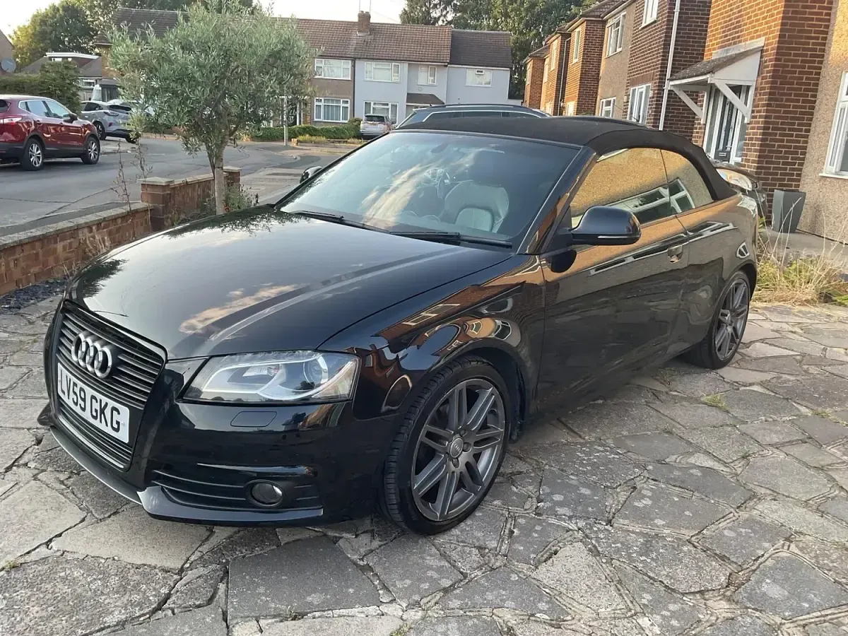 Used Audi A3 Cabriolet Black Edition 160 HP (117 kW) 2009 Black Cabriolet