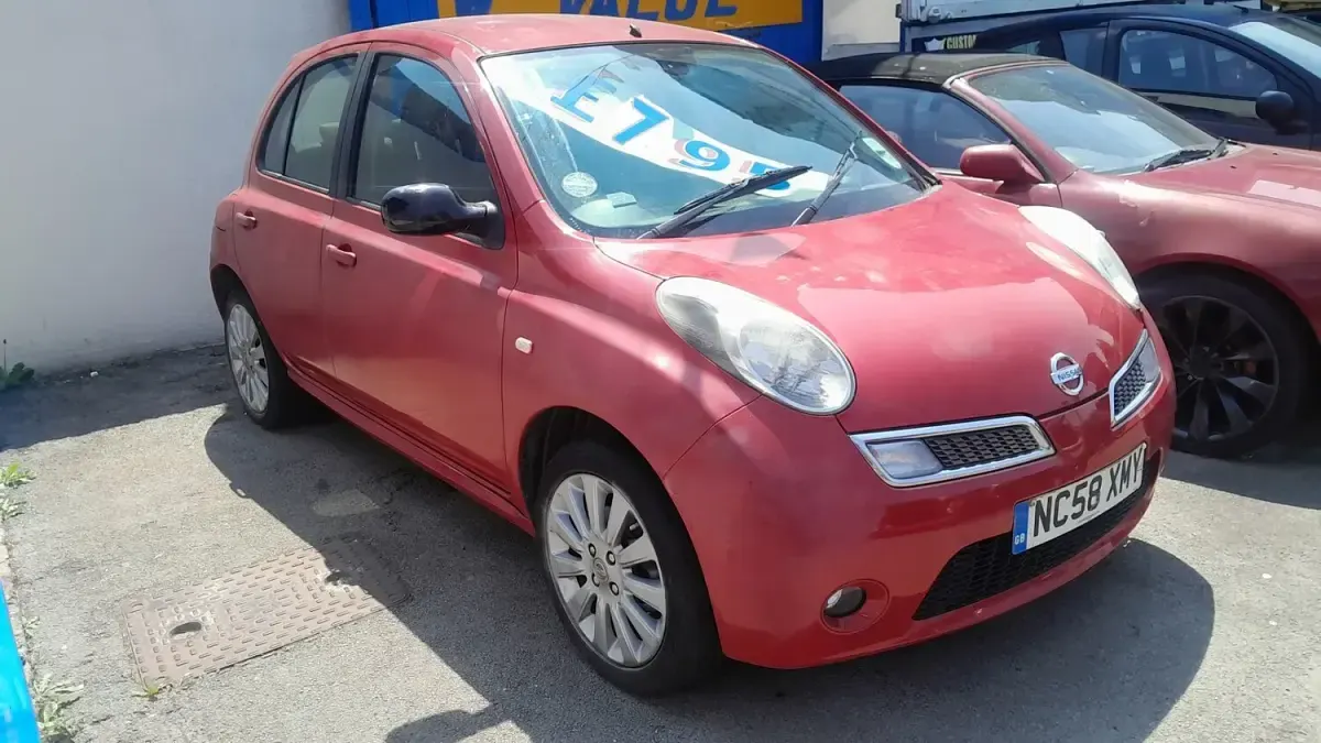 Used Nissan Micra Tekna 2009 Red Hatchback