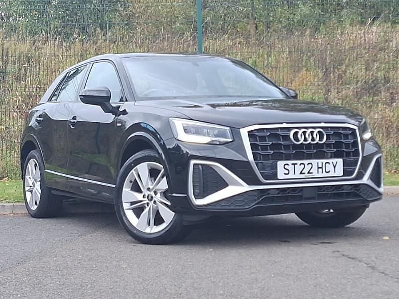 Black Used 2022 Audi Q2 S-Line SUV | £22,998 (Fair price) - Image 1/4