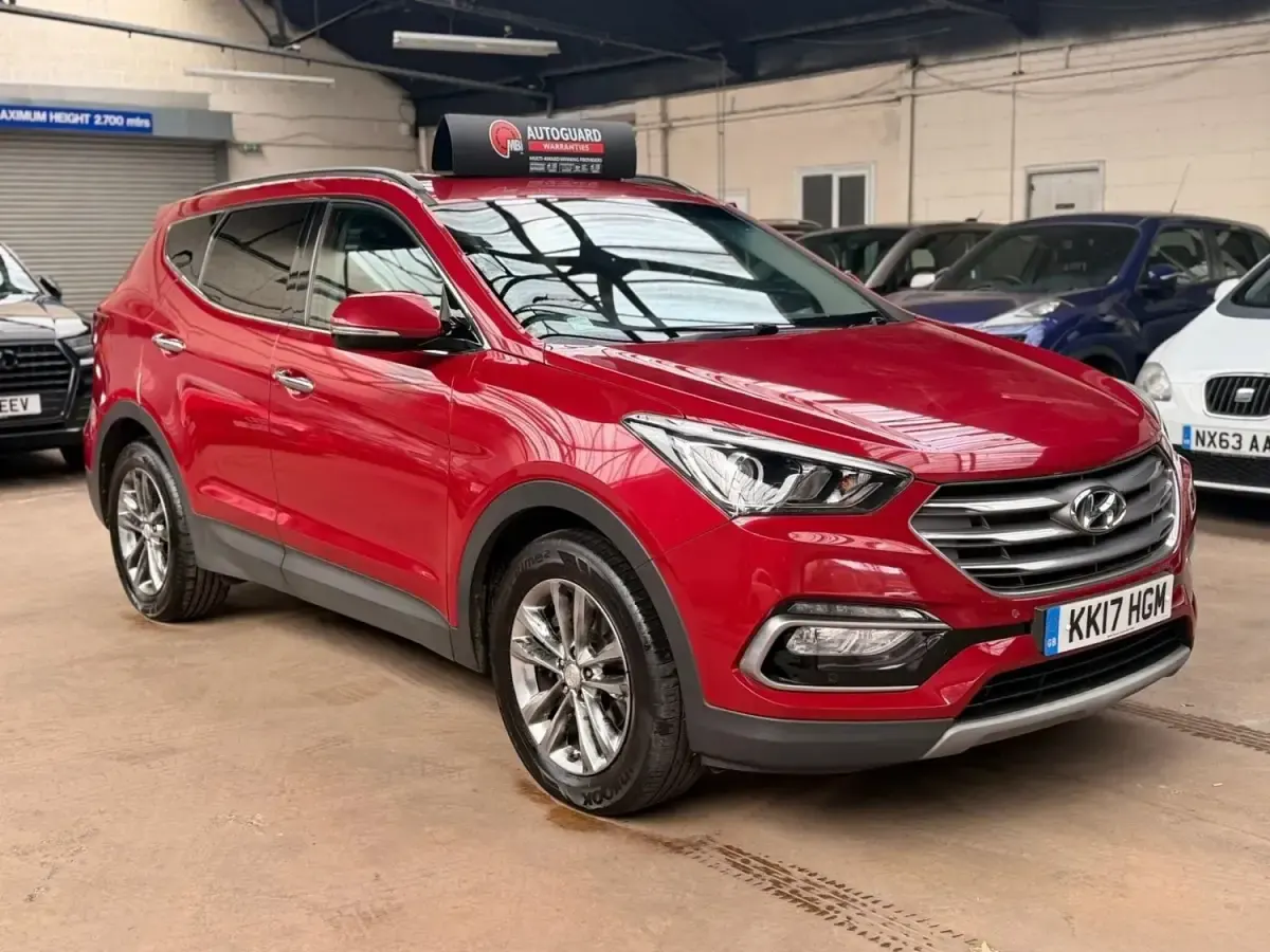 Usado Hyundai Santa Fe Premium 200 CV (147 kW) 2017 Rojo SUV