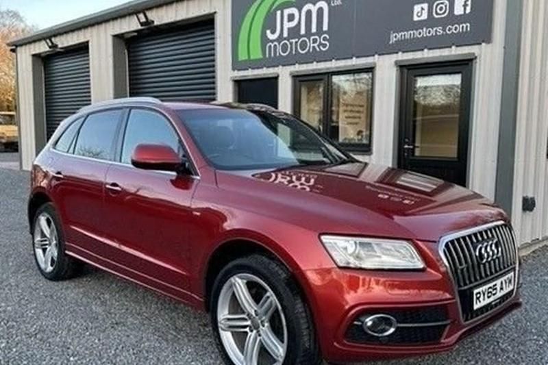Used Audi Q5 S-line plus 190 HP (139 kW) 2016 Red SUV