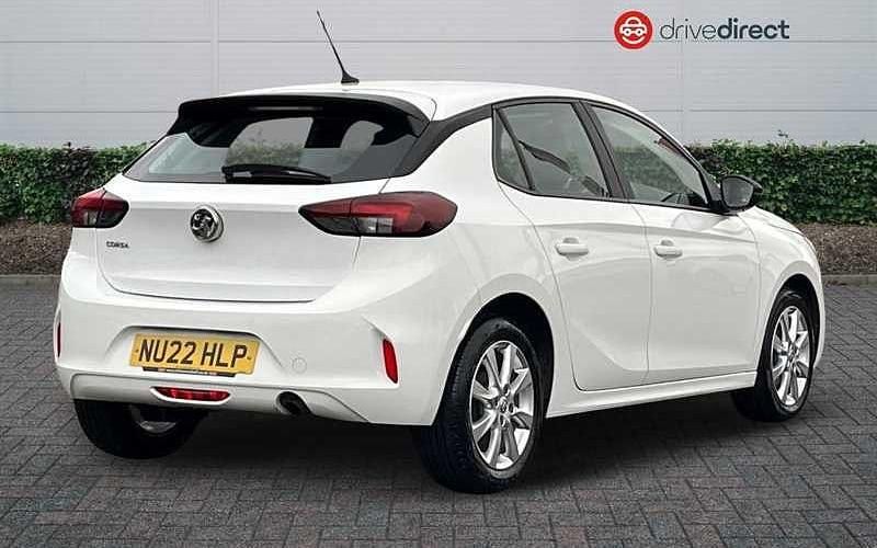 Used Vauxhall Corsa Edition 75 HP (55 kW) 2022 White Hatchback
