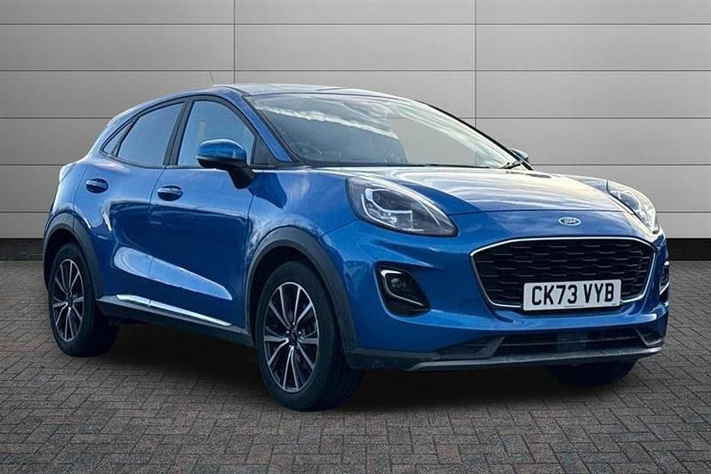 Used Ford Puma Titanium 125 HP (91 kW) 2023 Blue Hatchback