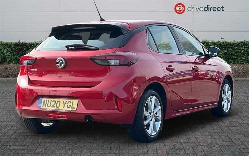 Used Vauxhall Corsa 75 HP (55 kW) 2020 Red Hatchback