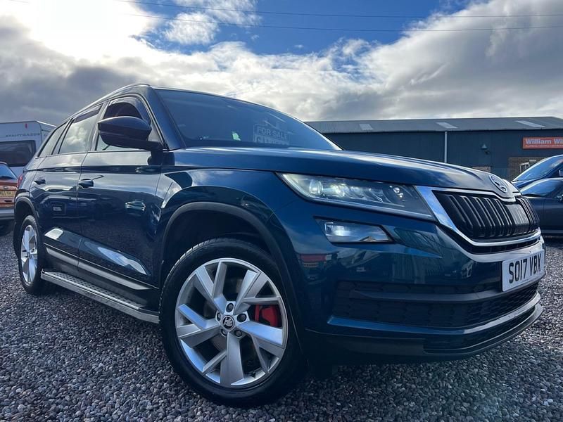 Używany Skoda Kodiaq 190 KM (139 kW) 2017 Niebieski SUV