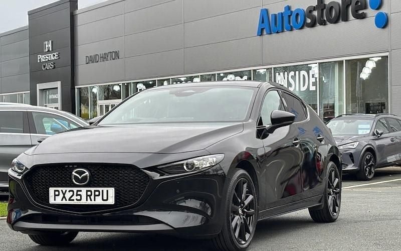 Black Used 2025 Mazda 3 Homura-Line Hatchback | £24,495 - Image 1/4