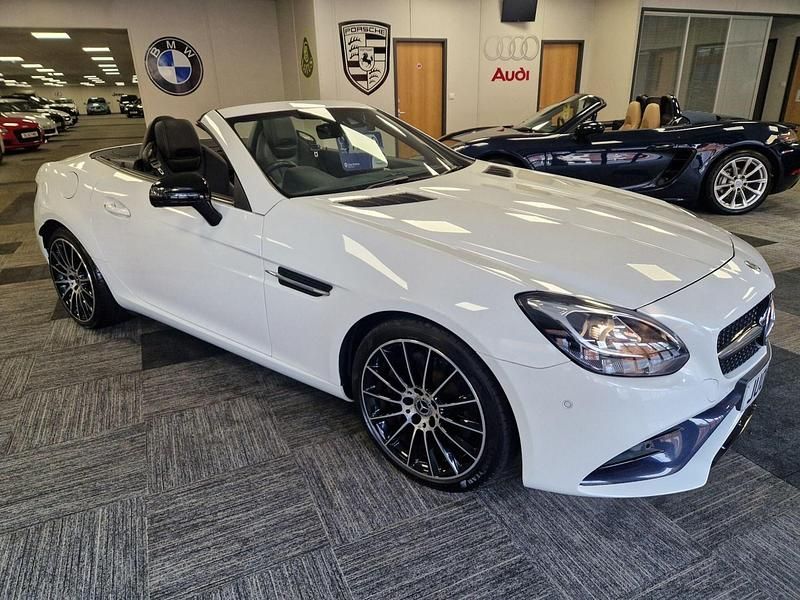 Used Mercedes SLC200 AMG line 184 HP (135 kW) 2017 White Cabriolet
