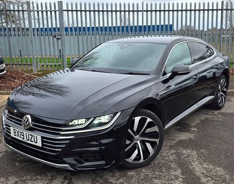 Used VW Arteon R-line 150 HP (110 kW) 2019 Black Hatchback
