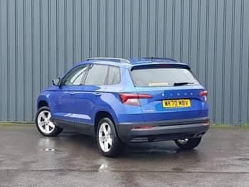 Used Skoda Karoq SE 116 HP (85 kW) 2020 Blue SUV