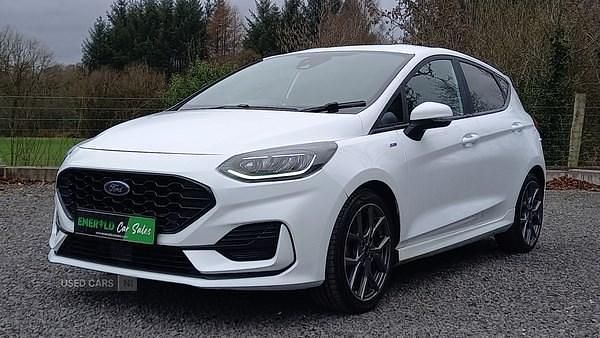 Usado Ford Fiesta ST-Line 125 CV (91 kW) 2022 Rojo Utilitario