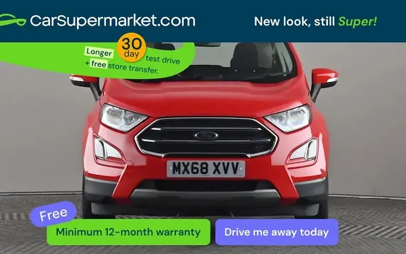 Używany Ford Ecosport Titanium 101 KM (74 kW) 2018 Czerwony SUV